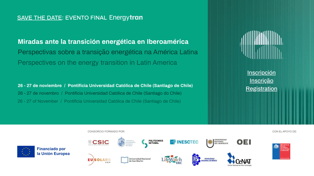 Evento final del proyecto Energytran: Miradas ante la transición energética en Iberoamérica