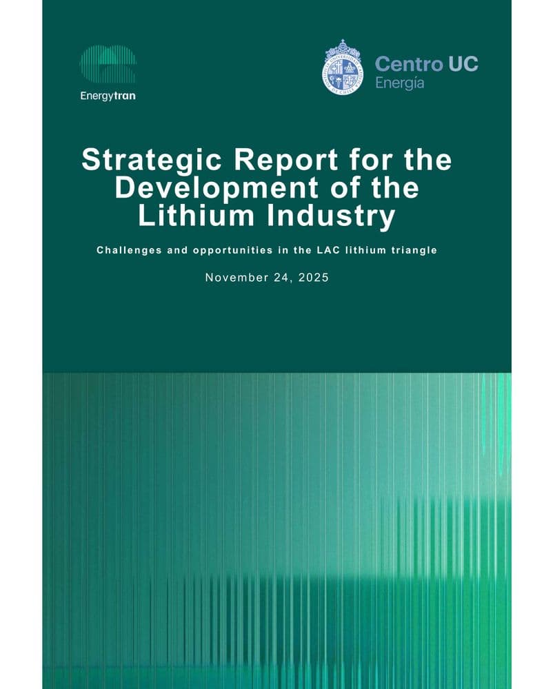Foto de: Reporte Estratégico para el Desarrollo de la Industria del Litio