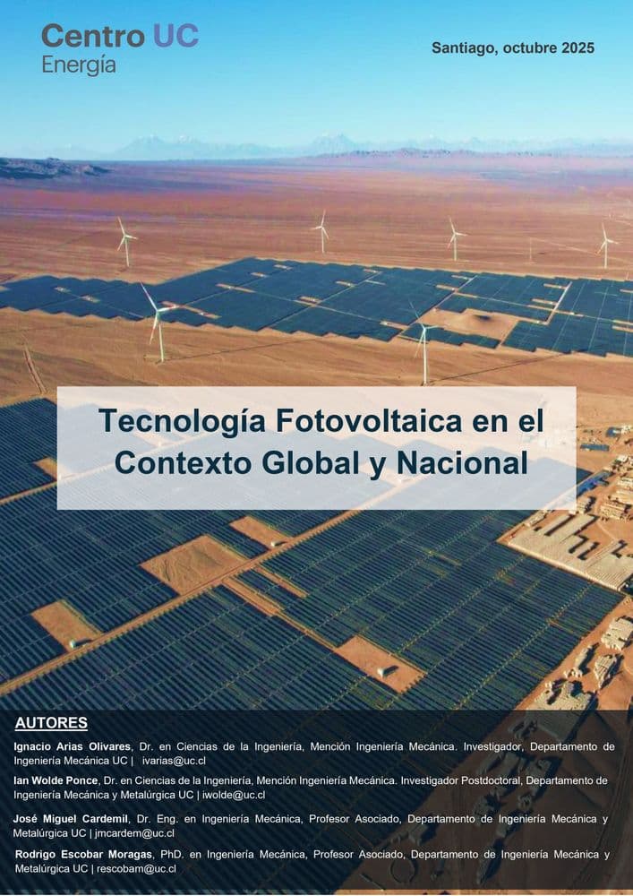 Foto de: Tecnología Fotovoltaica en el Contexto Global y Nacional