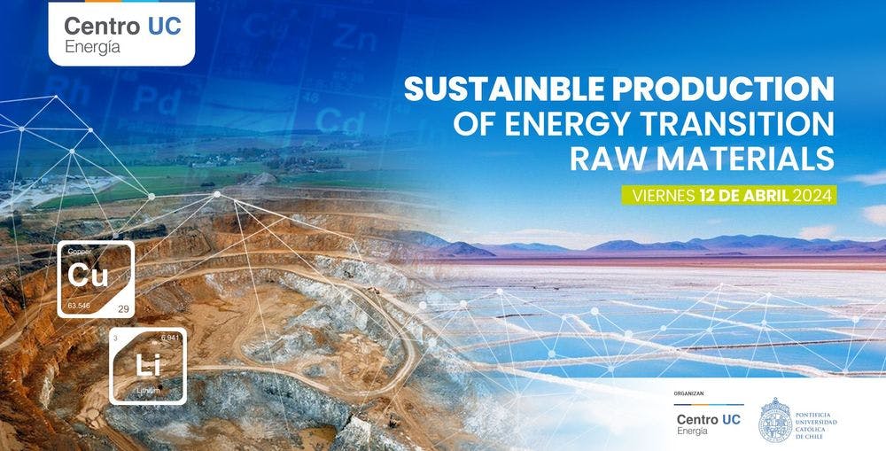 Seminario: “Sustainable Production of Energy Transition Raw Materials”